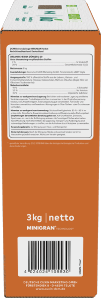 DCM Universaldnger Orgasan Herbst - Organische Dnger - DCM Deutschland