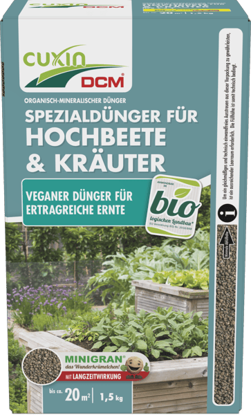 CUXIN DCM Spezialdnger fr Hochbeete & Kruter - Organische Dnger - DCM  Deutschland