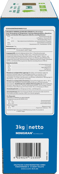 DCM Rasendnger Mikro Plus - Rasendnger - DCM Deutschland
