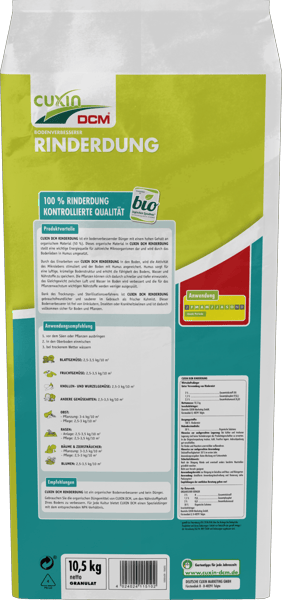 CUXIN DCM Rinderdung - Organische Dnger - DCM Deutschland
