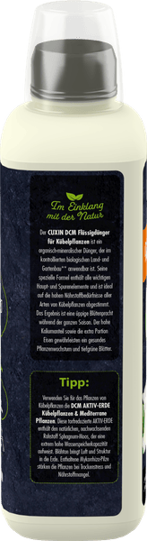 Cuxin Flüssigdünger Für Kübelpflanzen – 800 Ml, Mit Organischer Substanz Für Prächtige Blüten